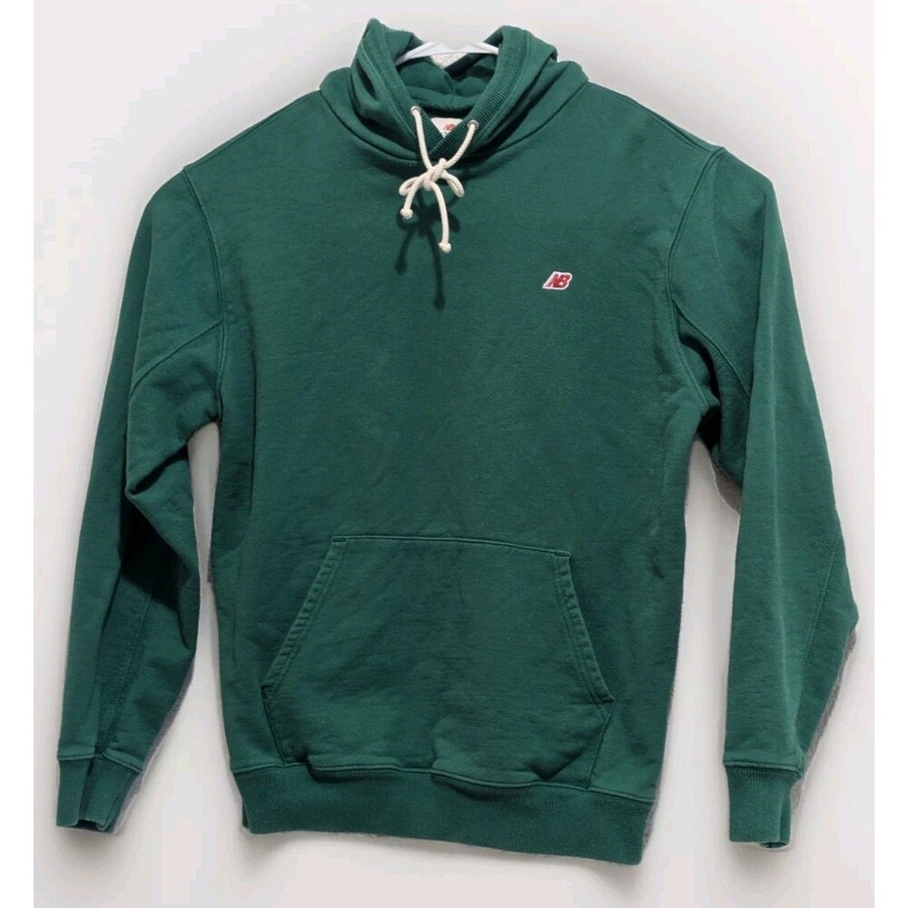 New Balance Made in USA Core Hoodie Green Sweatshirt Large Teddy Santis Limited